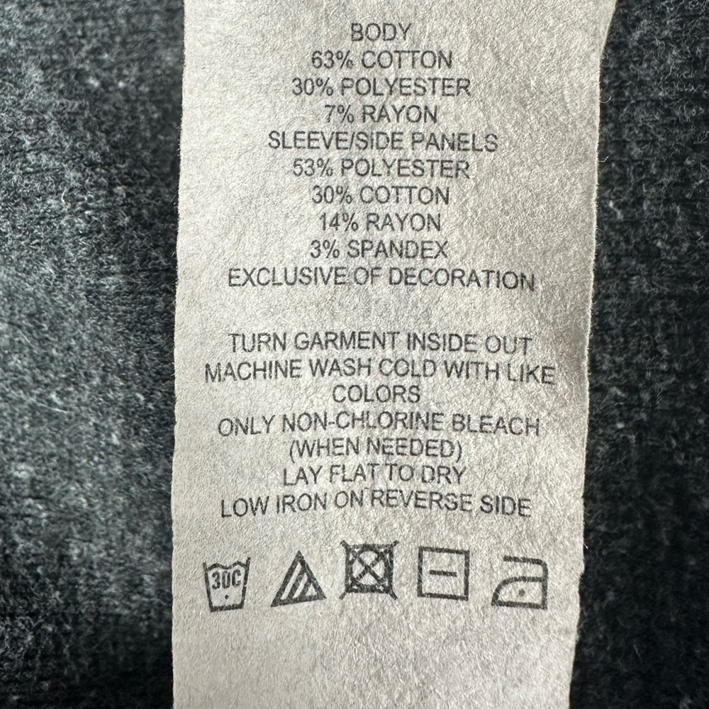 Armani Exchange Charcoal Gray Asymmetrical Zip Jacket – Women’s Size Medium - Picture 16 of 17